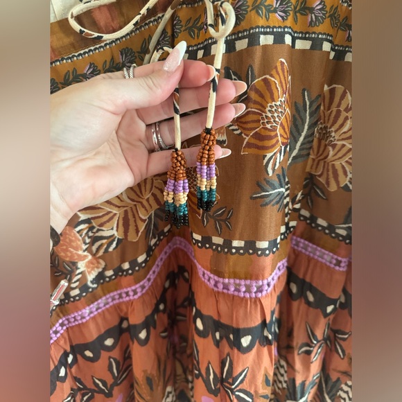 Farm Rio Anika Botanical Ruffled Mini Dress - Picture 4 of 7